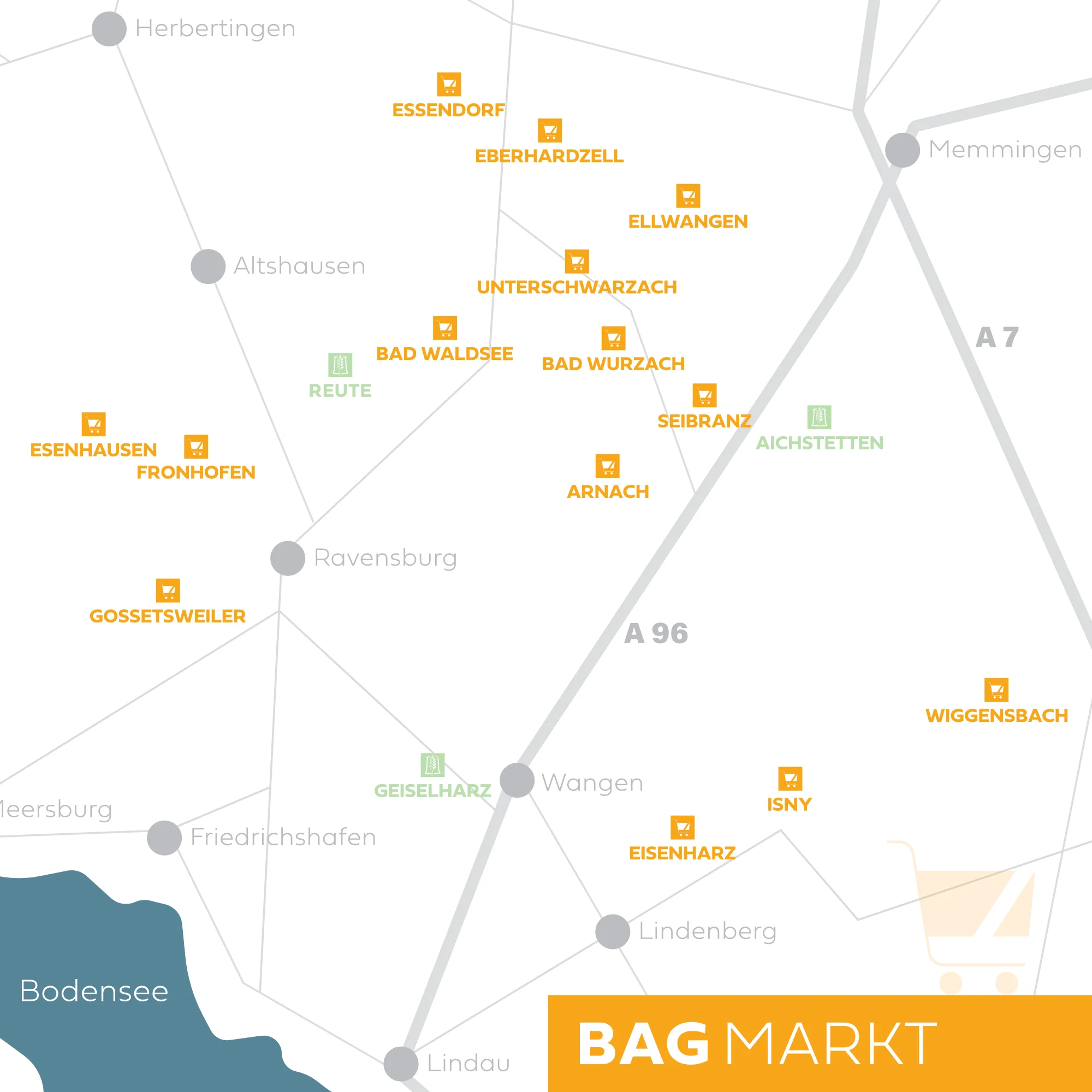 BAG Standorte Markt