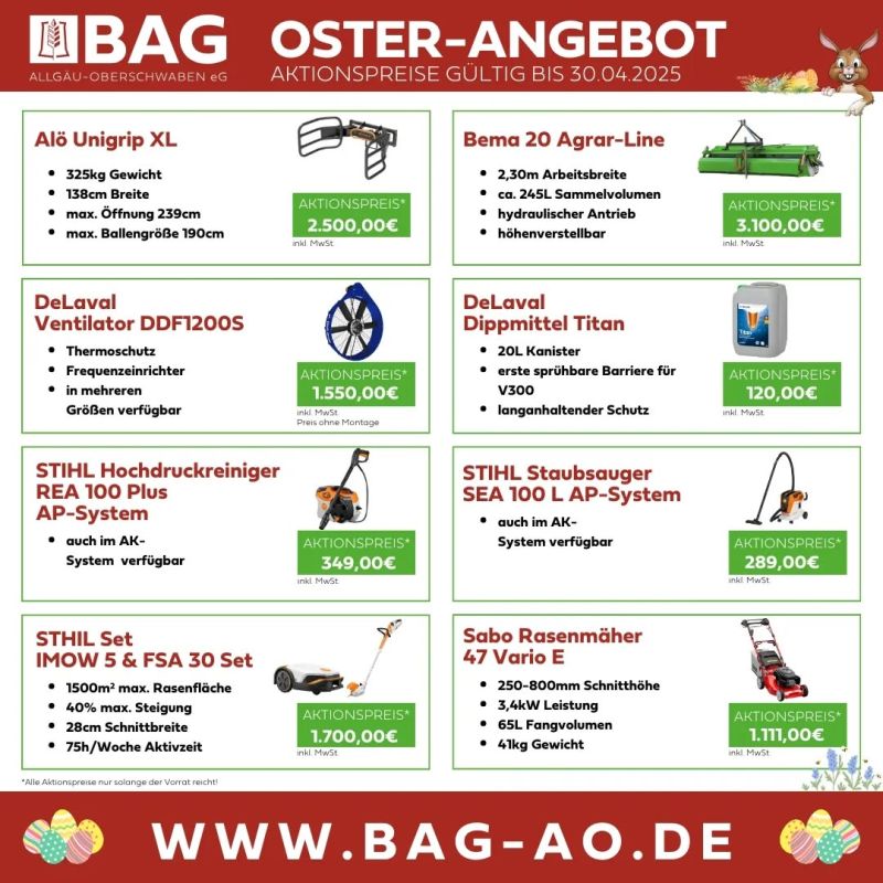 #bagaotechnik, #osterangebot, #ostern, #angebote
